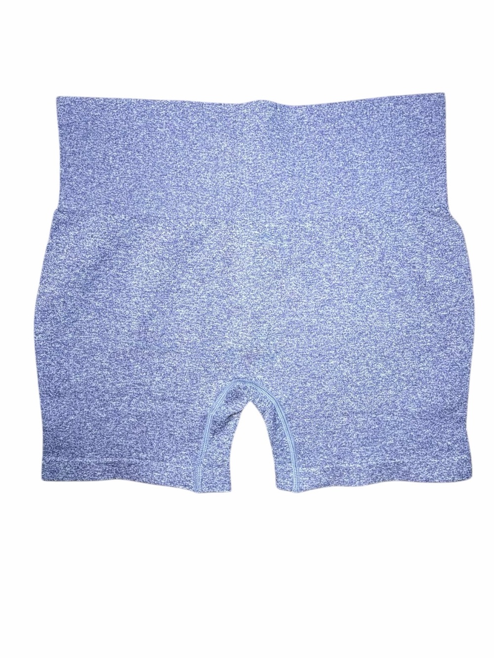 OQQ Purple Marl Seamless High Waisted Biker Shorts Size L NWOT Gym Yoga